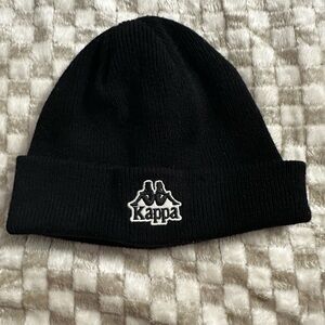 Black Kappa Beanie